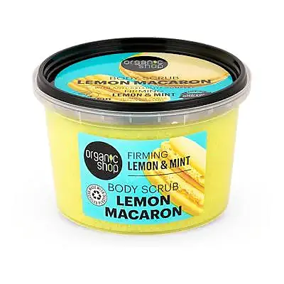 Exfoliante corporal reafirmmacaron limón 250 ml, Organic Shop