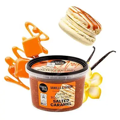 Exfoliante corporal salted caramel 250 ml, Organic Shop