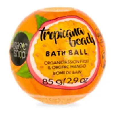 Bomba de baño de fruta de la pasion y mango organicos tropicana beach 85 g, Organic Shop