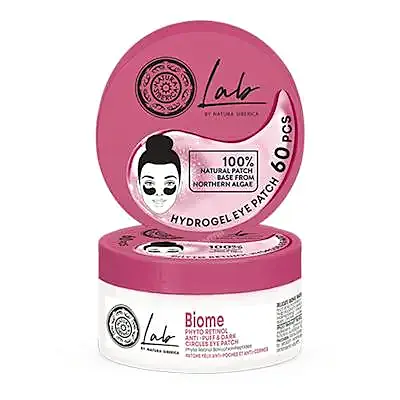 Parches de fitoretinol para combatir ojeras e hinchazon del contorno de los ojos 60 uds., Natura Siberica