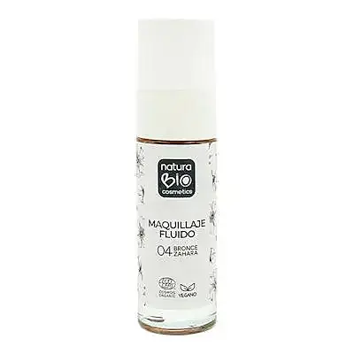 Maquillaje fluido 04 bronce zahara, Naturabio