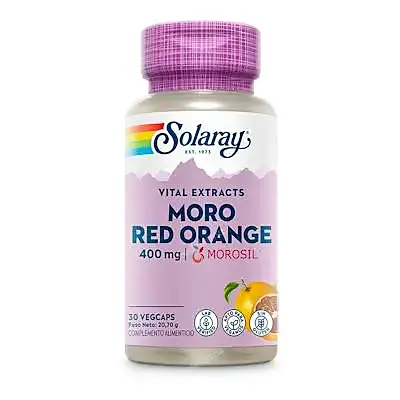 Moro red orange 400 Mmg 30 cápsulas vegetales, Solaray
