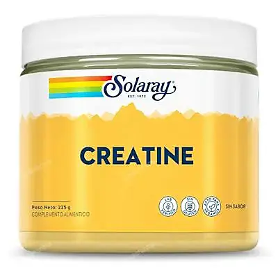 Creatina sin sabor polvo 225 g, Solaray