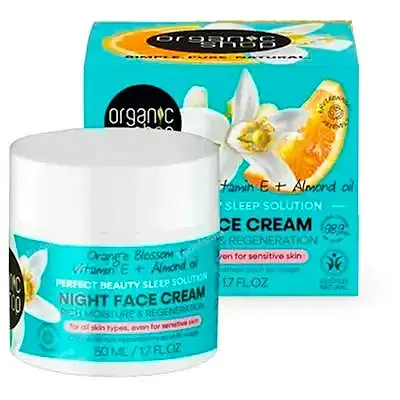 Crema facial de noche 50 ml, Organic Shop