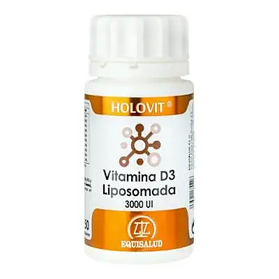 Holovit vitamina D3 liposomada 3000 ui 50 cápsulas, Equisalud