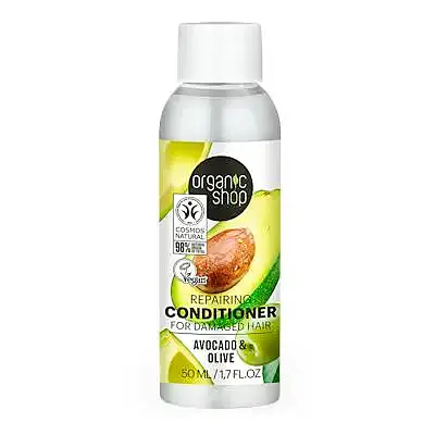 Acondiciona repara cabello dañado aguacate 50 ml, Organic Shop