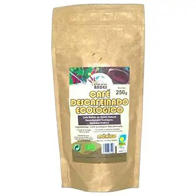 Café descafeinado el oro de los andes BIO 250 g, Oro Los Andes