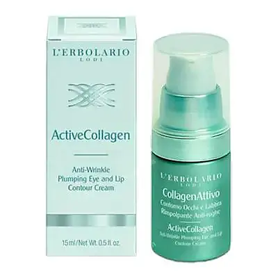 Colágeno activo contorno ojos y labios 15 ml, L'Erbolario