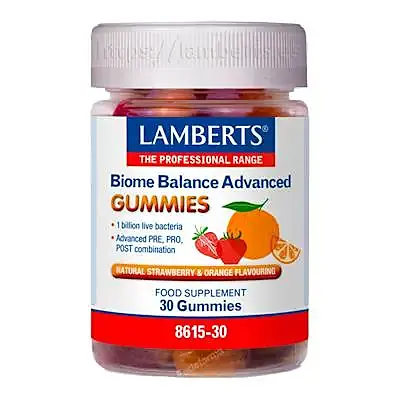 Biome balance advanced fresa naranja 30 gummies, Lamberts