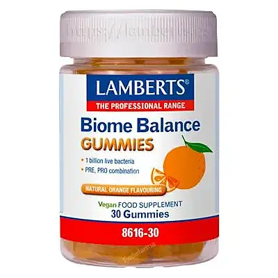 Biome balance naranja 30 gummies, Lamberts