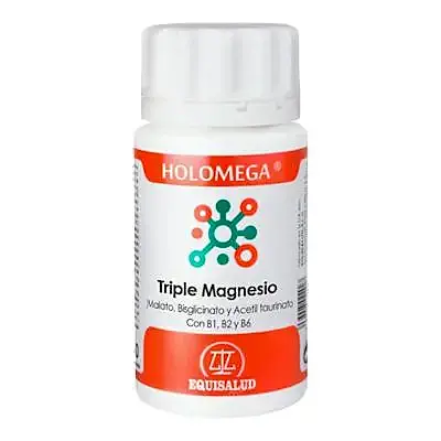 Holomega triple magnesio 50 cápsulas, Equisalud