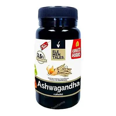 Ashwagandha elementales 60 cápsulas, Novadiet