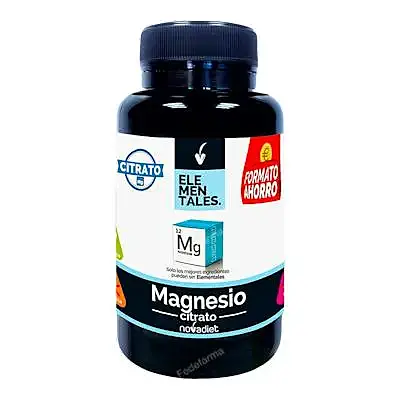 Magnesio citrato elementales 120 comprimidos, Novadiet
