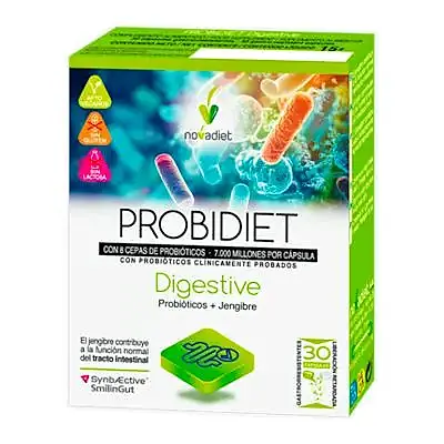 Probidiet digestive 30 cápsulas, Novadiet