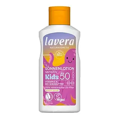 Loción solar sensitiv niños SPF 50, Lavera