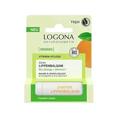 Bálsamo labial nutrición delicada naranja & vitamina F, Logona