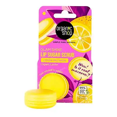 Fac exfo labial azúcar macaron limón 250 ml, Organic Shop