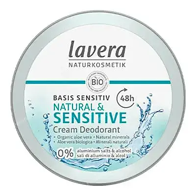 Desodorante crema 48H basis sensitive, Lavera