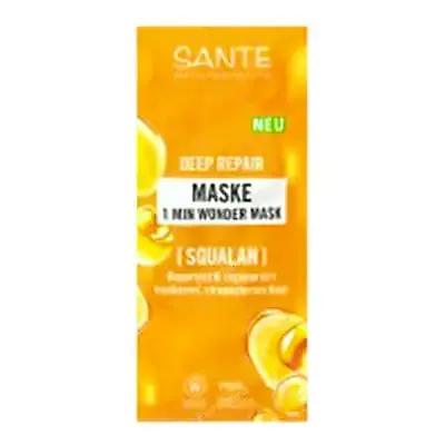 Mascarilla capilar sachet 1 minuto reparacion profunda sante, Sante Naturkosmetik