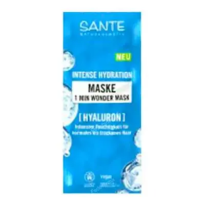 Mascarilla capilar 1 min hidratación intensa 1 sobres, Sante Naturkosmetik