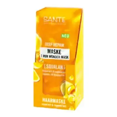 Expo masc capilar sachet 1 min repara profunda 10 x 20 g, Sante Naturkosmetik