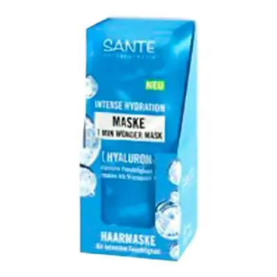 Expo masc capilar sachet 1 min hidra intensa 10 x 20 g, Sante Naturkosmetik