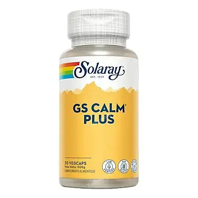 Gs calm plus 30 cápsulas vegetales, Solaray