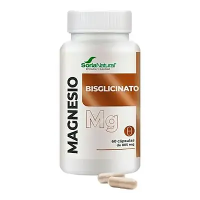 Bisglicinato de magnesio 60 cápsulas, Soria Natural