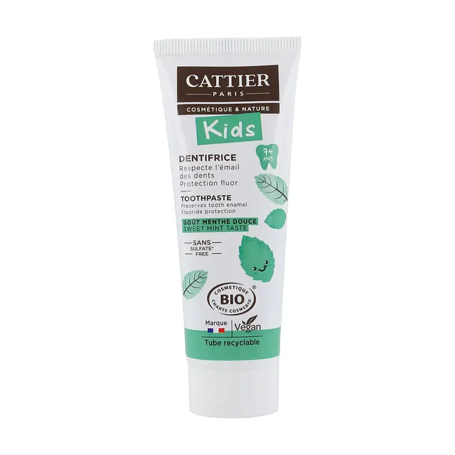 Dentífrico para niños 7 años 50 ml, Cattier