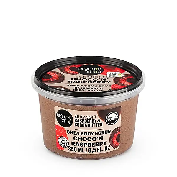 Exfoliante corporal cacao y frambuesa chocon raspberry, Organic Shop