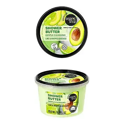 Manteca de ducha aguacate y lima, Organic Shop