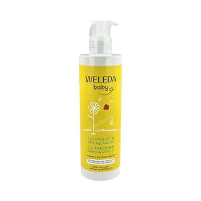 Champú y gel ducha baby 2en1 400 ml, Weleda