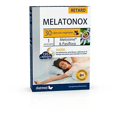 Melatonox retard veg 30 cápsulas, Dietmed