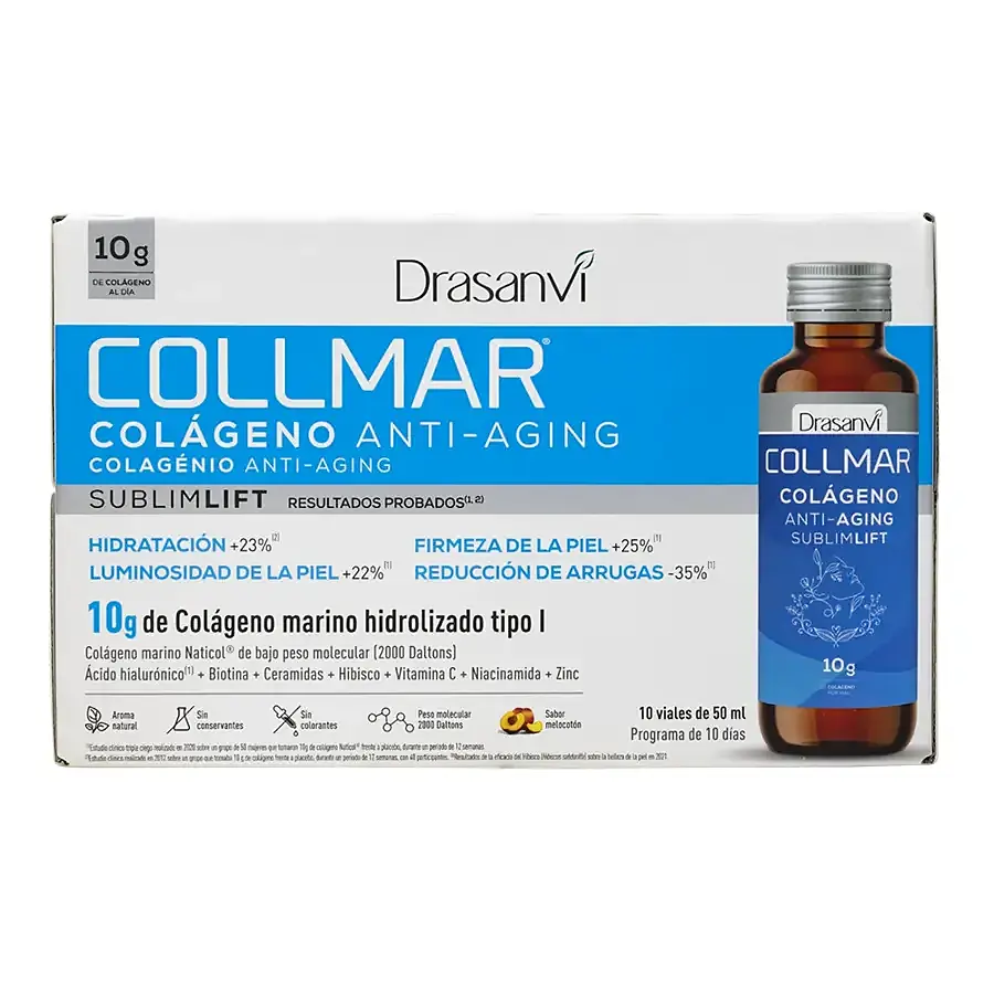 Collmar antiaging sublimlift viales melocoton 10 x 50 ml, Drasanvi