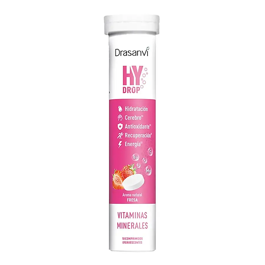 Hydrop electrolitos eferv fresa 18 comprimidos, Drasanvi