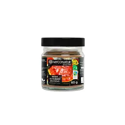 Reishi en polvo sin gluten BIO 60 g, Myconatur