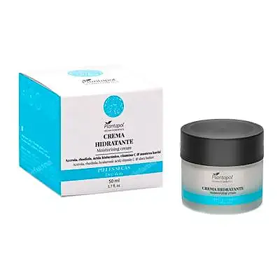 Crema facial hidratante piel seca BIO 50 ml, Plantapol