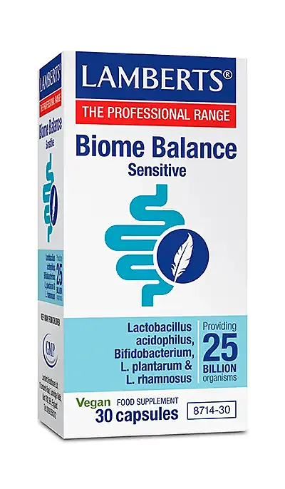 Biome balance sensitive 30 cápsulas, Lamberts