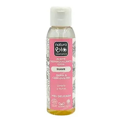 Aceite desmaquillante ojos suave ricino y caléndula cosmetics BIO, Naturabio