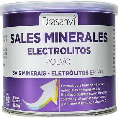Sales minerales - electrolitos puros neutro 160 g, Drasanvi