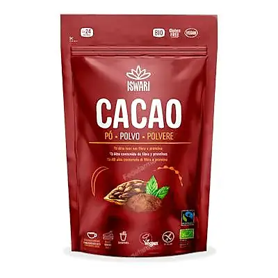 Cacao en polvo 125 g, Iswari