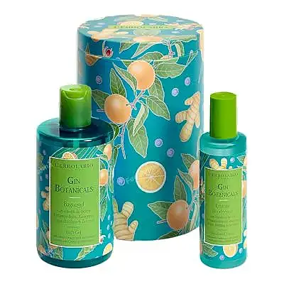 Gin botanicals botanicals beauty box bayas de enebro (gel baño+loción deodorante), L'Erbolario