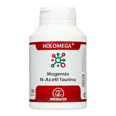 Holomega magnesio n-acetil taurina 180 cápsulas, Equisalud