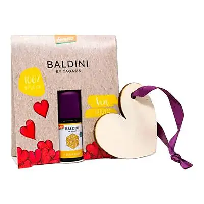 Kit aroma alegría. limón, el pomelo y la naranja. y colgante de madera en forma de corazón 5 ml, Taoasis