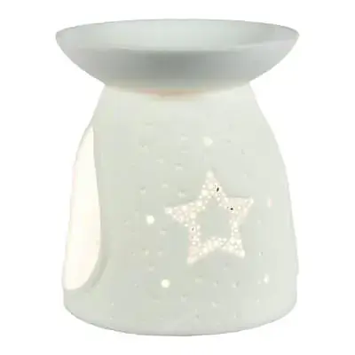 Difusor a vela de porcelana estrella . 10,5X9 cm, Kerzenfarm
