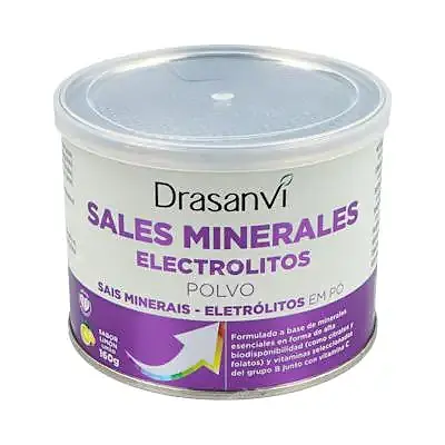 Sales minerales - electrolitos puros limón 160 g, Drasanvi