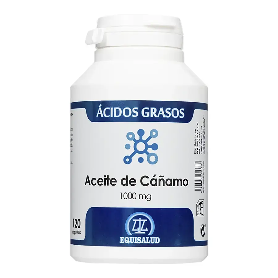 Aceite de cañamo 1000 mg 120 perlas, Equisalud