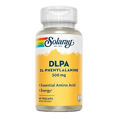 Dlpa dl-phenylalanine 500 mg 60 cápsulas vegetales, Solaray