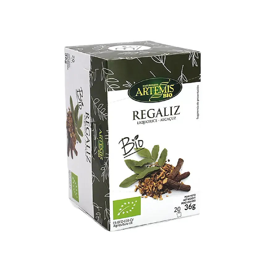 Infusión regaliz BIO 20 filtros, Artemis
