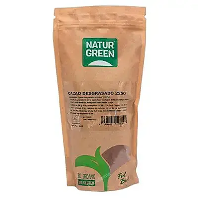 Cacao desgrasado s/g naturgreen BIO 225 g, Natur Green